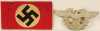 Nazi party arm band and eagle