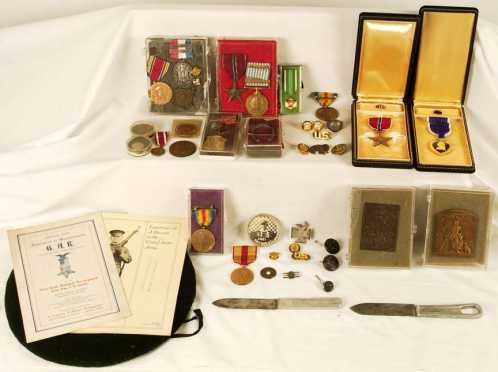 Miscellaneous Lot of U.S. - G.A.R, WWII