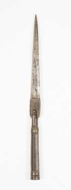 Ceremonial Neze (Spear Head) From The Late Qajar Period Of Persia