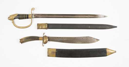 Two Indian Hunting Swords In The European Style