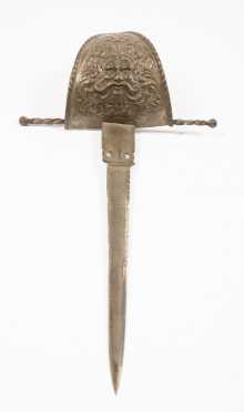 17th Century Style Italian Main Gauche Dagger.