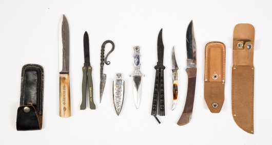 Lot of Seven Modern Knives