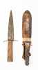 Two Stag Antler Spear Point Bowie Knives