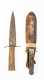 Two Stag Antler Spear Point Bowie Knives