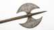 Indian Double Bladed Battle Ax With Spear Point Tip