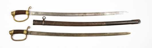Pair Of Persian Cavalry Sabers Probably Imported From Russia