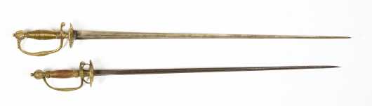Two European Small Swords Or Rapiers