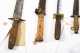 Lot Of Five Spear Point Daggers With Wood Grips
