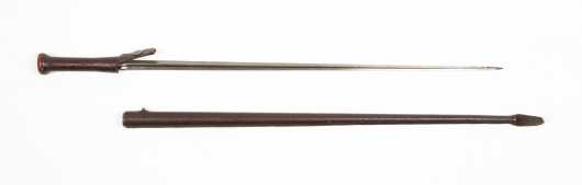 Leather Riding Crop Sword Cane
