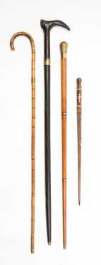 Four Modern Sword Canes