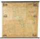 1858 Roll Down Map "Cheshire Co, NH"