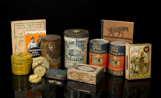 Lot of 15 Miscellaneous Small Country Store Cans etc.