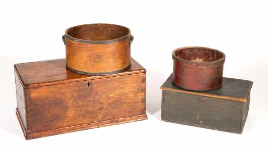 Two Early Boxes and Two Measures