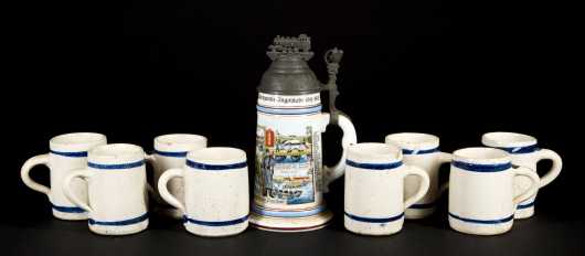 Lot of Pottery Mugs and Stein