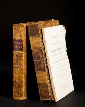 Thomas Jefferson "Memoir, Correspondence and Miscellanies" Vol. II & III and James Madison "Eulogy on Life and Character"