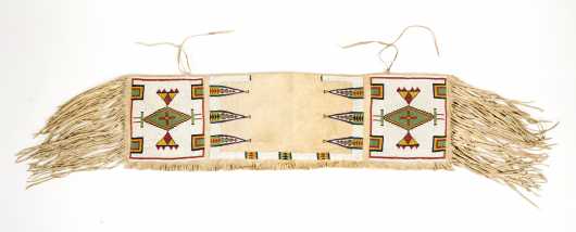 Native American "Sioux" Beaded Saddle Bags