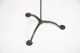 Early Wrought Iron Adjustable Candle Stand