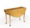 Queen Anne Tiger Maple Drop Leaf Table