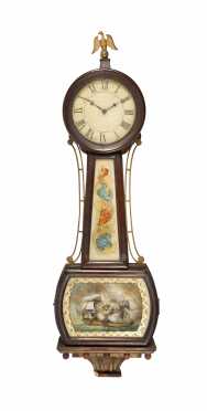 New England Federal Banjo Clock