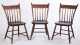 Set of Six Branded "J.P. Wilder" Painted Thumback Chairs
