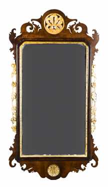 Shell Carved Chippendale Mirror