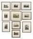 Lot of Ten Colored Engravings of White Mountain Scenes