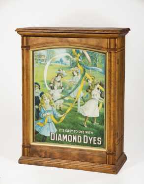 "Diamond Dyes" Country Store Cabinet