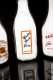 Keene NH Milk Bottle Lot with Registered Guerneys Metal Sign