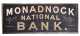 "Monadnock National Bank" Trade Sign