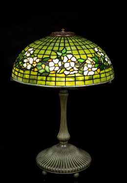 Tiffany Studios Belted Dogwood Table Lamp