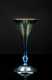 L.C. Tiffany Favrile 10 1/2" Blue Trumpet Vase
