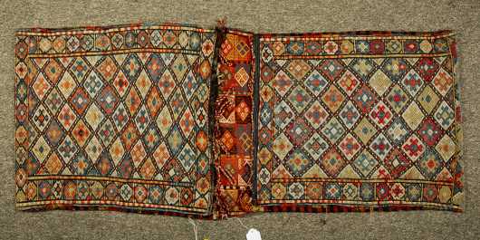 Pair of Sumac Oriental Rug Saddle Bags
