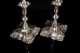 Pair of English Chippendale Style Candlesticks