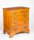 Tiger Maple Four Drawer Chest