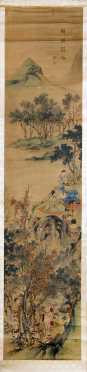 Two Chinese Hanging Scrolls