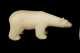 Pair of Inuit Carved White Soapstone Polar Bears