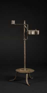 Early Wrought Iron Lighting Device