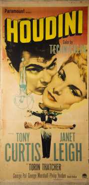 Large Houdini Movie Poster