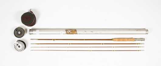 Wright & McGill Vintage â€œQueen of Watersâ€ 9â€™ Four Piece Bamboo Rod