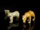 Lot of Four Inuit Carved Soapstone Polar Bears