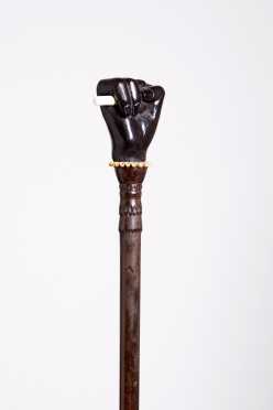 Carved Wood Hand Cane