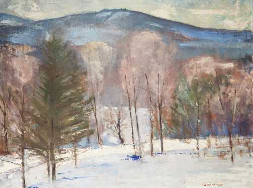 Albert Duvall Quigley, Mount Monadnock Painting