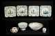 Lot of Eight Pieces Henriot Quimper Pottery