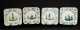 Lot of Eight Pieces Henriot Quimper Pottery
