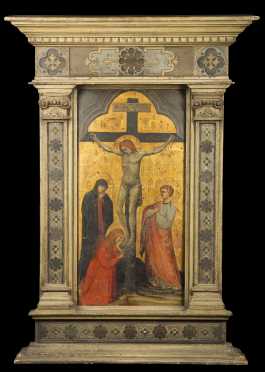 Italo-Byzantine Crucifixion Painting