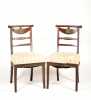 Pair of French Empire Side Chairs