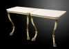 Pair of Continental Style Marble Top Pier Table
