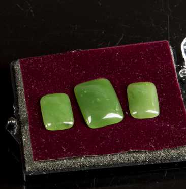 Three Jade Cabochons *AVAILABLE FOR REASONABLE OFFERS*