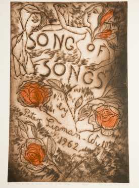 Peter Lipman Wulf, "Song of Song" Twenty Block Printed Artworks