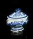 Chinese Export Blue Fitzhugh Covered Sauce Tureen